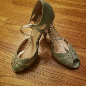 Rachel Simpson bridal shoes mint